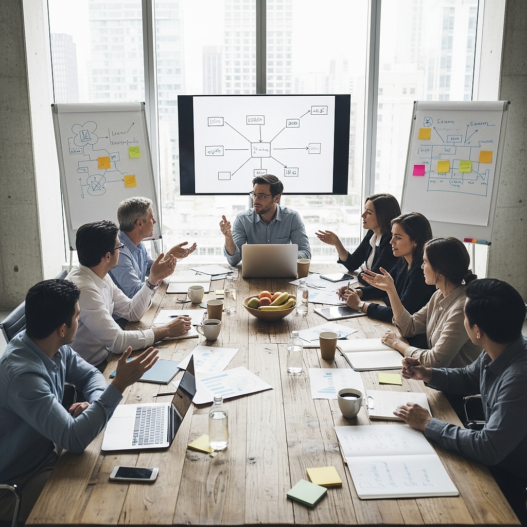 Marketing-Strategie Besprechung